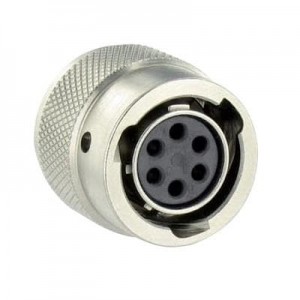 UT0W6106PH, Стандартный цилиндрический соединитель 6P Straight Pin Plug Shell Size 10