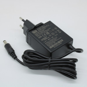 NGE12E09-P1J, AC-DC, 12Вт, сетевой адаптер, выход 9В/1.33А, вход 80...264В AC, 47...63 Гц, изоляция 4000B DC, 2xMOPP, 48x28*x55мм, -30...+70C, евровилка, выходной разъем 11мм, диам. 5.5х2.1мм