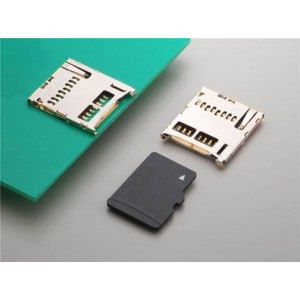 ST11S008V4HR2000, Соединители для карт памяти microSD PUSH-PUSH HIGH RETENTION LOCK