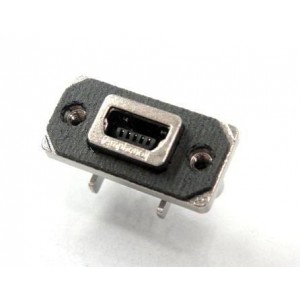 MUSBB551042, USB-коннекторы USB MIN B VERICAL