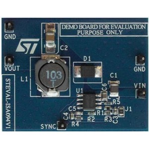 STEVAL-ISA094V1, Средства разработки интегральных схем (ИС) управления питанием 3A Step Down L7981A Demonstration board