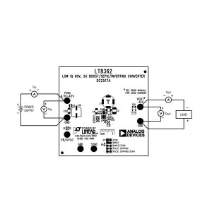 DC2517A, Средства разработки интегральных схем (ИС) управления питанием LT8362 Demo Board