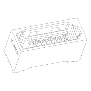 SAT3M3232042TR, Соединители для ввода/вывода SATA 12G 7Pos Plug Vertical SMT