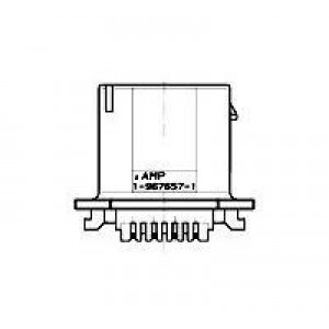 1-967657-1, Автомобильные разъемы MQS ST-WANNE4P 90GR