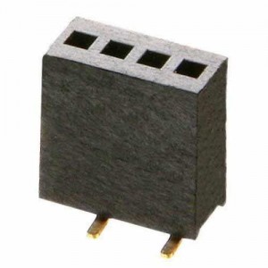 M52-5050545, Проводные клеммы и зажимы SIL,Vert Socket,SMT 5P,Single Row, Gold