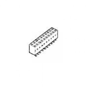 69154-207LF, Межплатные и промежуточные соединители 2X7P RECPT