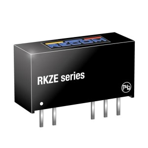 RKZE-1215D, Преобразователи постоянного тока в постоянный с изоляцией 2W 12Vin +/-15Vout +/-66mA Dual SIP7
