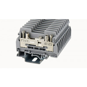 PCTK6-01P-11-00Z(H), Измерительная клемма, тип фиксации провода: винтовой, номинальное сечение: 6 мм кв., 41A, 500V, ширина: 8,2 мм, цвет: серый, зажимная клетка - латунь, винтовая перемычка, тип монтажа: DIN35