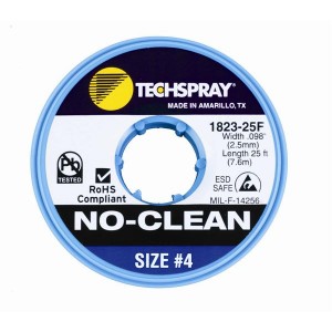 1823-25F, Solder Removal PROWICK .098in WIDTH BLU 25ft LNTH AS NC