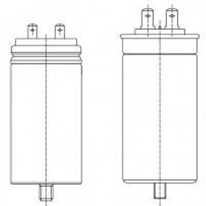 C930ZG35500ZA0X, Защищенные конденсаторы 400V 50uF 4.5A -5/15%