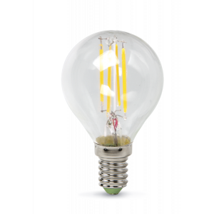 Лампа светодиодная LED-ШАР-PREMIUM 5Вт 230В Е14 3000К 450Лм прозрачная 4690612004150