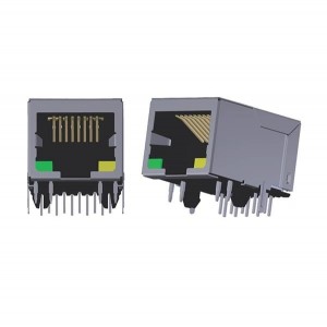 ARJM11B1-502-AB-EW2, Модульные соединители / соединители Ethernet RJ45 JACK W/MAG 1000Base-T