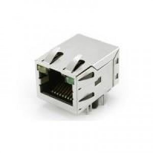 JD1-0001NL, Модульные соединители / соединители Ethernet 1X1 TAB UP W/LED'S ETHERNET (NON PoE)