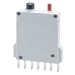3600-P10-SI-15A, Автоматические выключатели Thermal-magnetic circuit breaker with auxiliary contacts, socket mounting