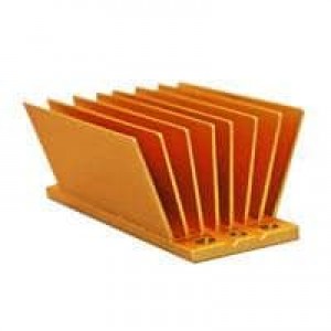 ATS-1181-C1-R0, Радиаторы maxiFLOW Power Brick Heatsink, Eighth Brick, Gold-Anodized, T766, Hardware, 58x23x22.9mm