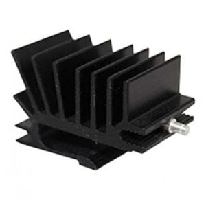 M47079B011000G, Радиаторы Max Clip Board Level Heatsink for TO 247, TO 220, TO 126, Aluminum, Solderable Pins, Black Anodized, 19.4x20.07x31.5mm (WxLxH), 665870