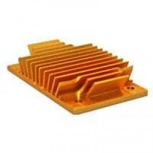 ATS-1139-C1-R0, Радиаторы maxiFLOW Power Brick Heatsink, Quarter Brick, Gold-Anodized, T766, Hardware, 37x58x11.4mm, 58mm dia.