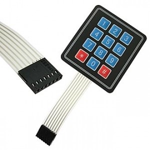 3*4 MATRIX KEYPAD, Электронный модуль 3*4 matrix keypad, 7 -канальный интерфейс