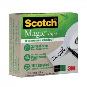 3M RECYCLED MAGIC OFFICE TAPE 19MM X 30M