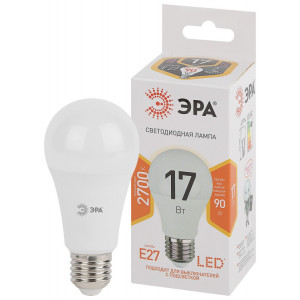 Лампочка светодиодная STD LED A60-17W-827-E27 E27 / Е27 17Вт груша теплый белый свет Б0031699