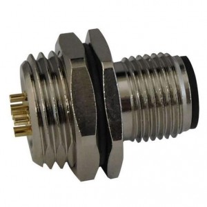 SS-12000-001, Цилиндрические метрические разъемы M12 A-Code Male Receptacle 4Contacts