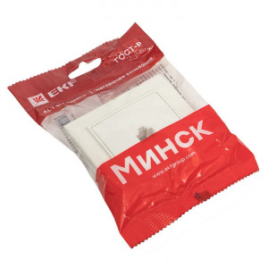 Розетка компьютерная 1-м СП Минск RJ45 бел. Basic ERK01-035-10