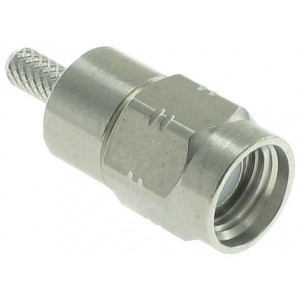 R300124040W, РЧ соединители / Коаксиальные соединители RSMA(M) STR PLUG CRIMP 2.6/50