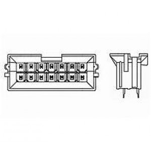 1-1586586-0, Проводные клеммы и зажимы 10 POS HDR 94V-2 W/OUT DRAIN HOLE