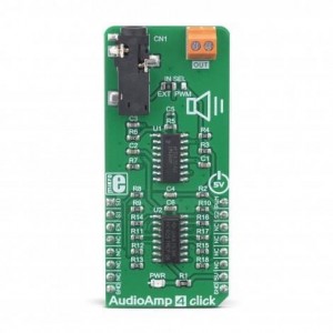 MIKROE-3271, Средства разработки интегральных схем (ИС) аудиоконтроллеров  AudioAmp 4 Click
