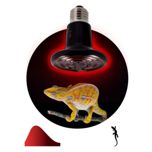 Инфракрасная лампа FITO-150W-НQ керамическая серии CeramiHeat модель RX для брудера, рептилий 150 Вт Е27 Б0052716