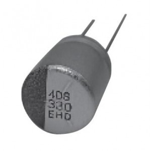 HHSD630ELL101MJC5S, Алюминиевые конденсаторы с органическим полимером 100uF 63V AEC-Q200