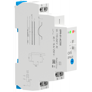 Фотореле OPR-01 1 конт. 230В АС с вынос.дат. ONI OPR-01-AC230