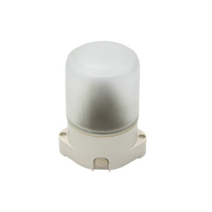 Светильник НББ 01-60-001 для бани пластик/стекло прямой IP65 E27 max 60Вт 135х105х84 белый Б0048030