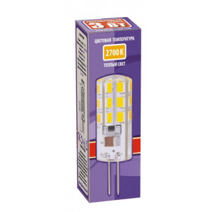 Лампа светодиодная PLED-G4 3Вт капсульная 2700К тепл. бел. G4 200лм 220-230В 1032041