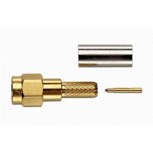 72943, РЧ соединители / Коаксиальные соединители SMA PLUG STRAIGHT CRIMP RG58