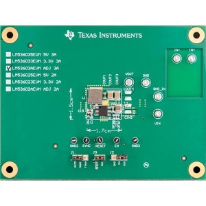 LM53603AEVM, Средства разработки интегральных схем (ИС) управления питанием LM53603A EVM