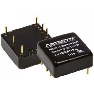 AXA00B18-L, Преобразователи постоянного тока в постоянный с изоляцией 10W 9-36Vin 12V 0.83A