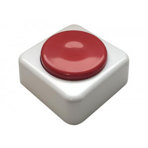 Кнопка звонка (выключатель для бытовых электрических звонков) ВЗ1-01 красн