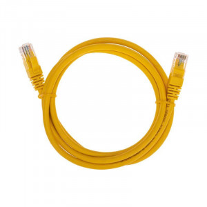 Патч-корд U/UTP CAT 6 RJ45-RJ45 26AWG LSZH желт. 1.5м 02-0295-105