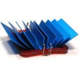 ATS-50300G-C1-R0, Радиаторы maxiFLOW Heatsink with maxiGRIP Attachment, T766, Blue-Anodized, 30x30x12.5mm