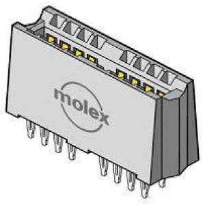 45845-0001, Стандартные краевые разъемы 2.5MM 16 CONTACTS POWER EDGE