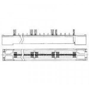 767143-5, Межплатные и промежуточные соединители MICT,R/A,RCPT,190 ASY,062,30AU