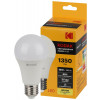 Лампочка светодиодная LED KODAK A60-15W-830-E27 E27 / Е27 15Вт груша теплый белый свет Б0057608