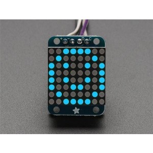 959, Принадлежности Adafruit  Mini 8x8 Blue LED Matrix with Backpack