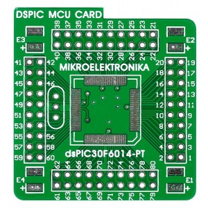 MIKROE-227, Дочерние и отладочные платы dsPICMCUcard3 empty PCB