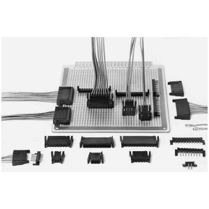 HNC2-2.5P-10DS(55), Проводные клеммы и зажимы 2.5MM CONT PITCH PIN HDR 10 CONT STR