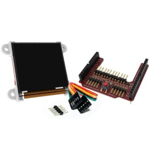 uOLED-160G2-AR, Модули визуального вывода 1.7OLED for Arduino w/ adptr shld&cbl