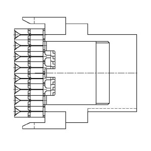 216005-1, Модульные соединители / соединители Ethernet 8P. TOOLLESS MOD J.