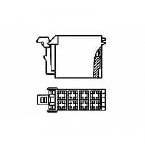 144172-4, Автомобильные разъемы MODULE 8 POS ASSY